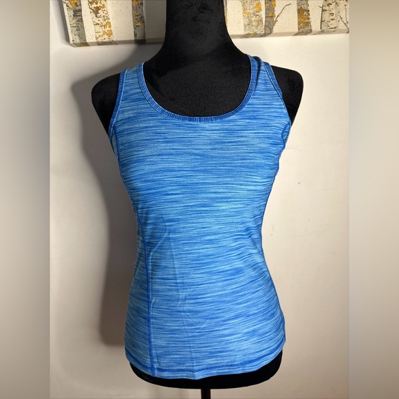 Danskin Now Fitted XS Blue Tank Top - Picture 1 of 6